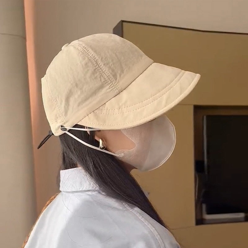 Sun Safe Chic Summer Mask Holder Hat | Stornfield