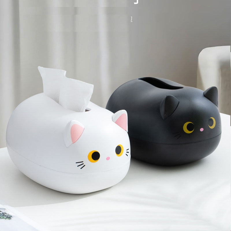 Cat Shaped Desktop Tissue Box | Stornfield