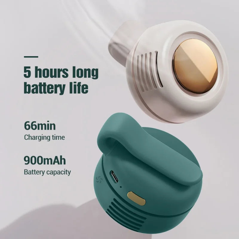 Whirlwind Leafless Fan – Portable USB Charging Mini Fan with Button Design, Silent for Home and Outdoor Travel | Stornfield