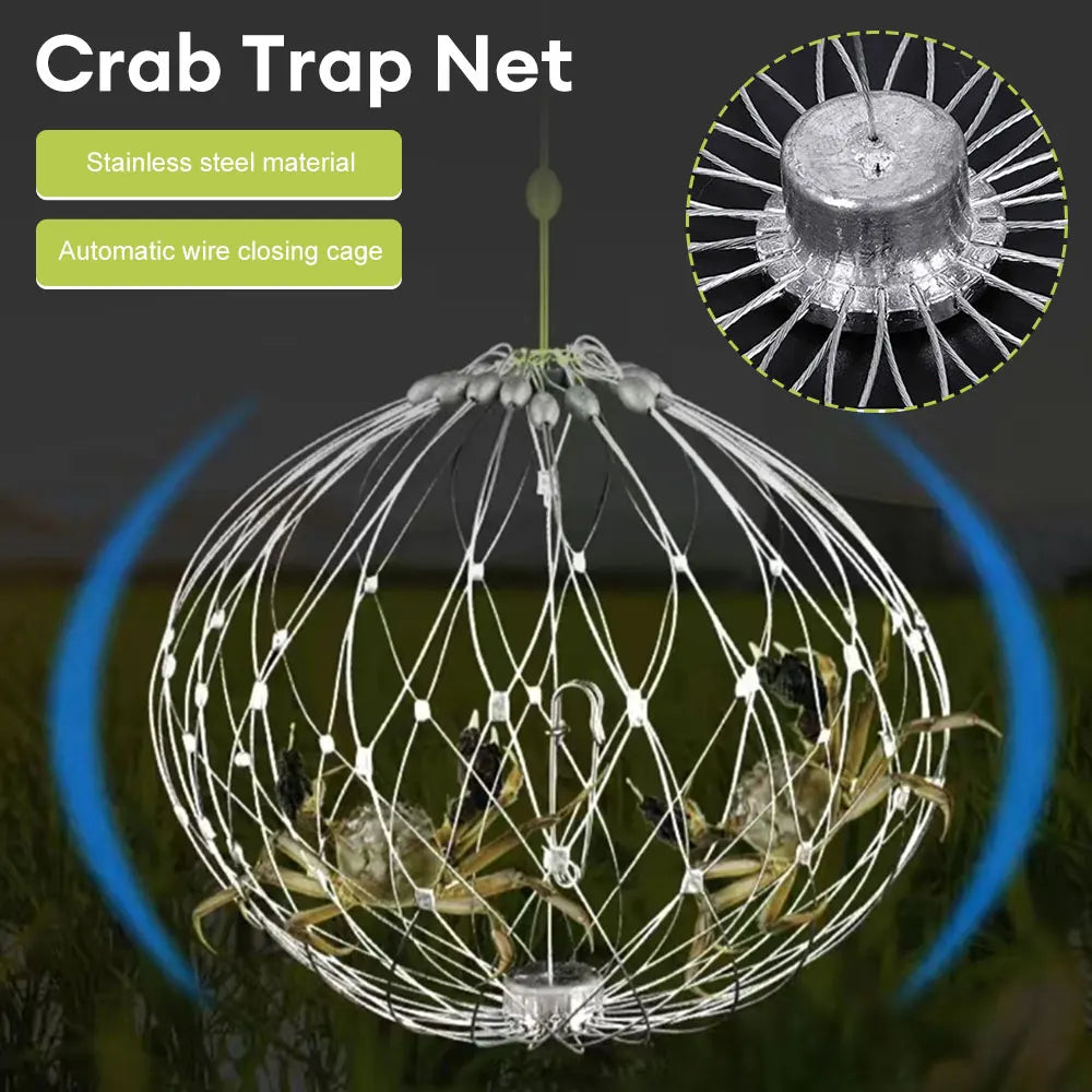 Collapsible Easy Open Trap Steel Fishing Net | Stornfield