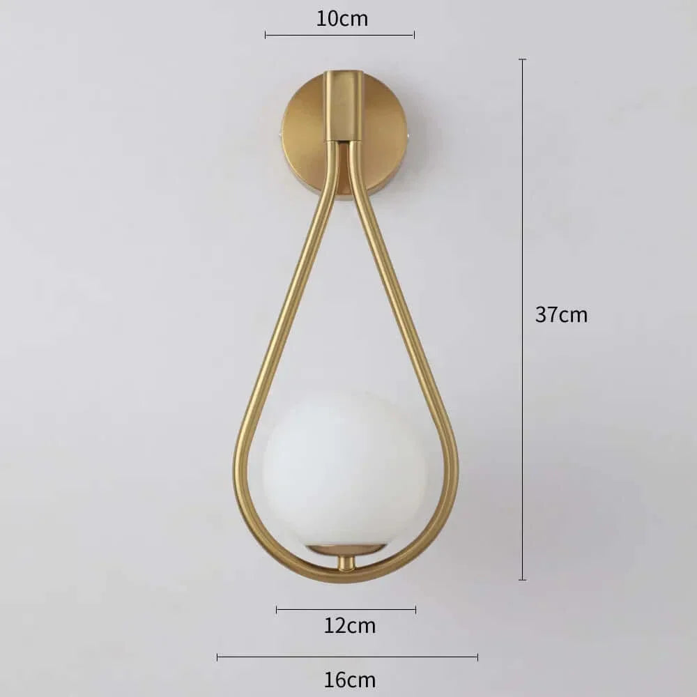 Stornfield | Luxury Glass Ball Pendant Wall Sconce