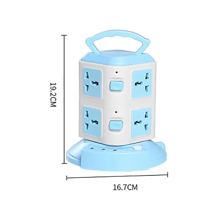 Tower Design Surge Protector Vertical Power Strip | Stornfield