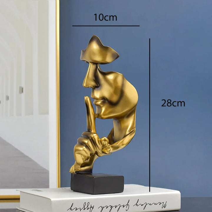 Silent Thinker Abstract Face Home Decor | Stornfield