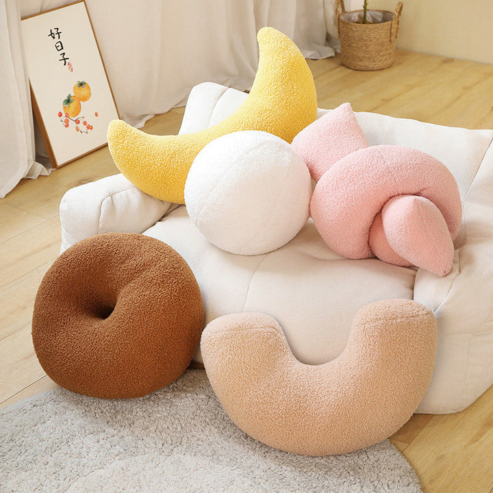 Plush Cushions - Donut, Globe, Arch, and Knot | Stornfield