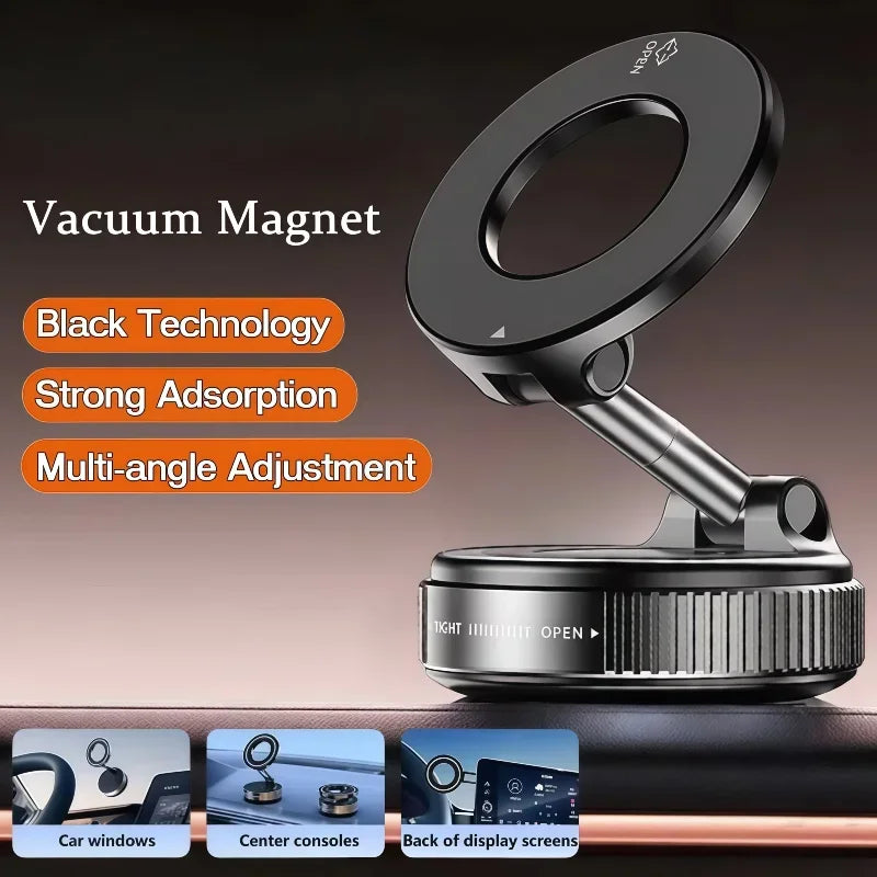 Magnetic Phone Holder | With Vacuum Suction Cup | 360° Adjustable | Stornfield