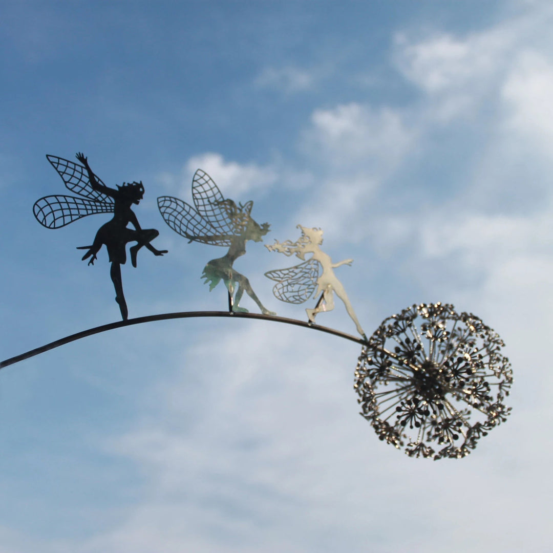 Fairy on a Stornfield Milk Wire Sculpture