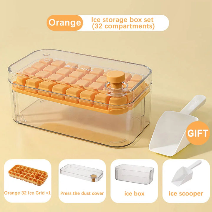 32-Grid Silicone Ice Cube Tray