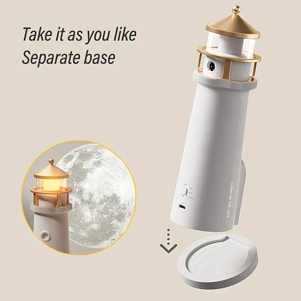 Moon Harbor Lighthouse Night Lamp | Stornfield