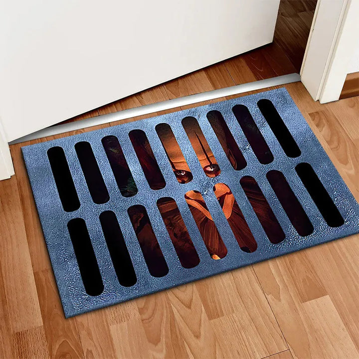 Creepy Halloween Doormat – Non-Slip Door Mat with Pumpkin and Ghost Design for the Entrance Area | Stornfield