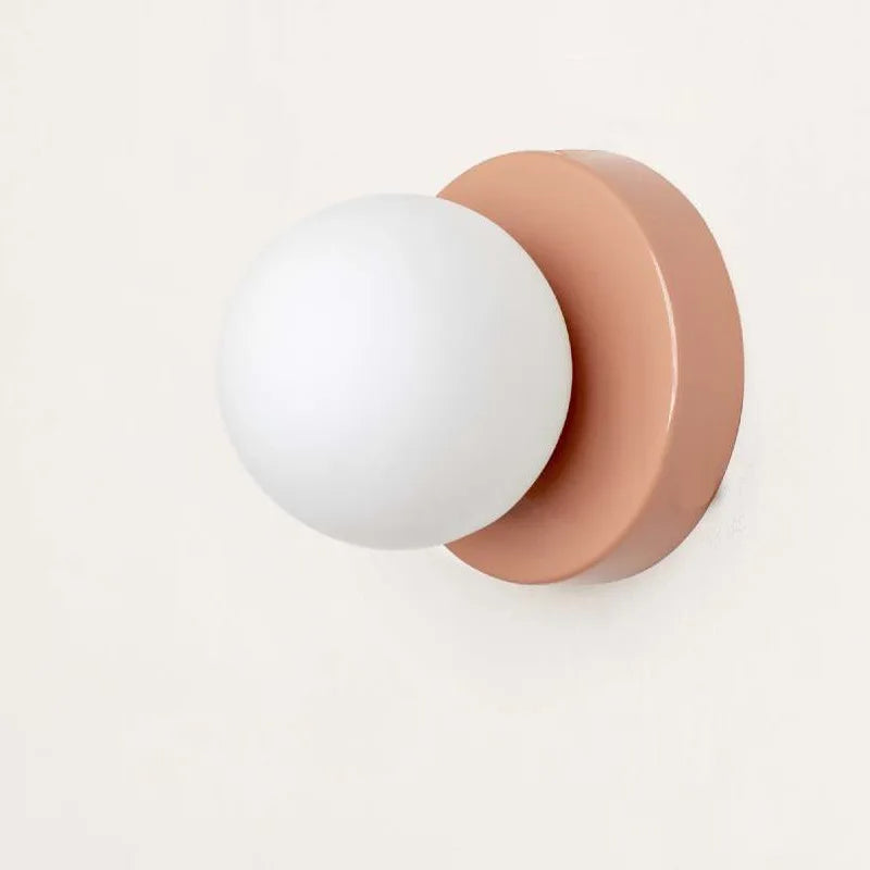 Stornfield | LumiGlobe - Mid-Century Modern Glass Block Wall Lamp