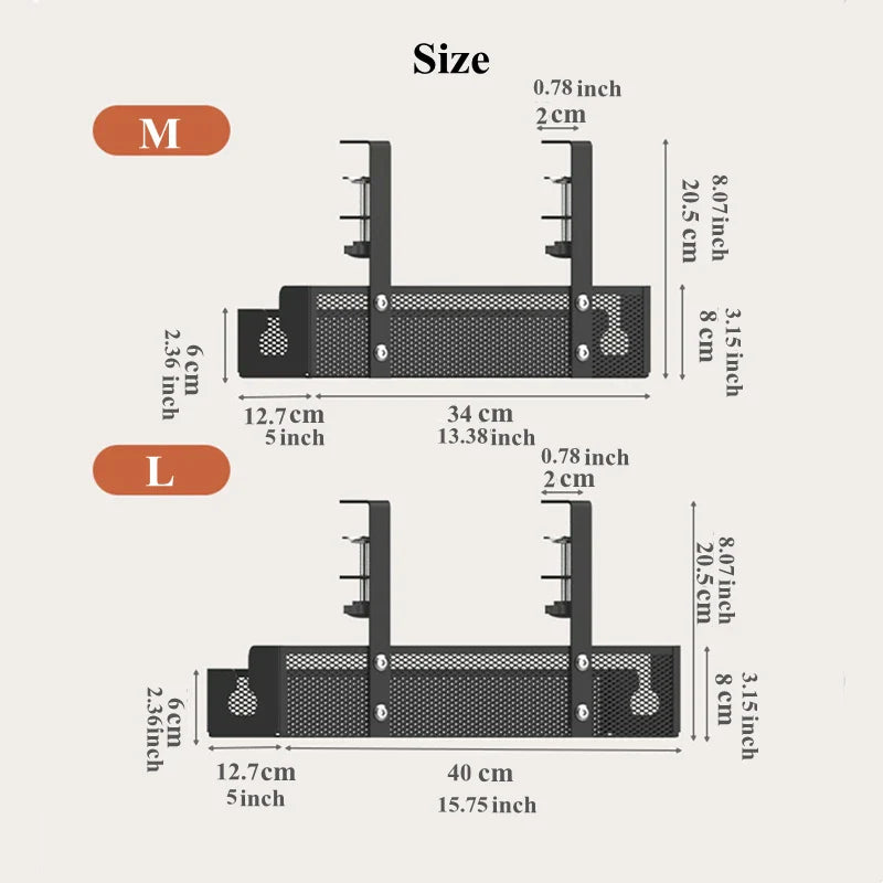 Cable management under the desk | Stornfield