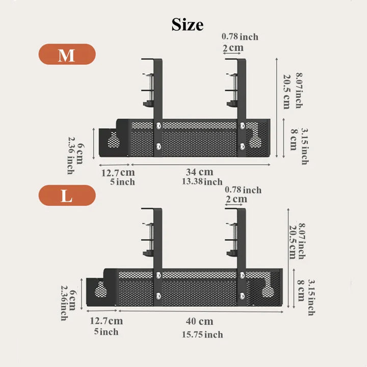 Cable management under the desk | Stornfield