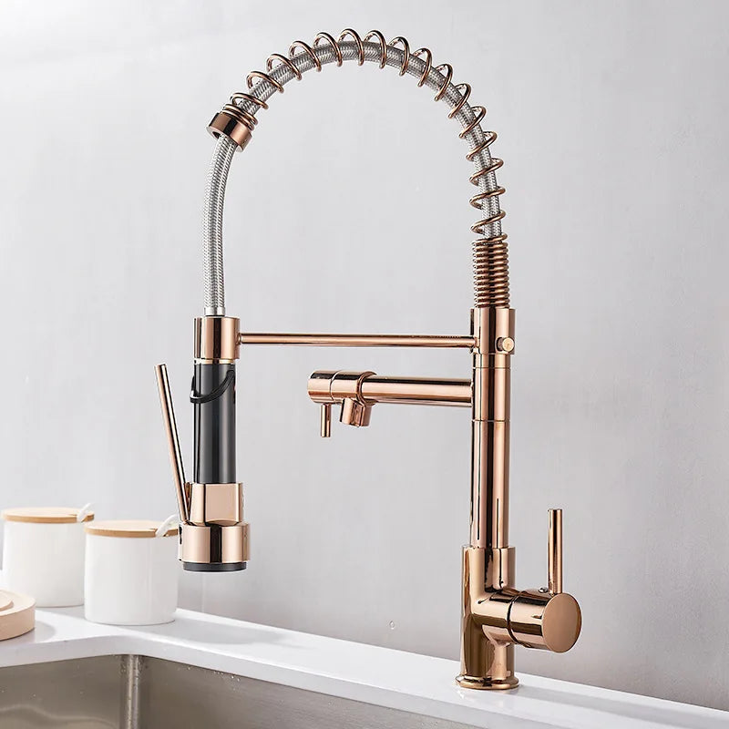 Faucet with Double Outlet – High-Quality Faucet for Flexible Washing, Easy Installation, Ideal for Modern Kitchens, Swiveling and Durable | Stornfield