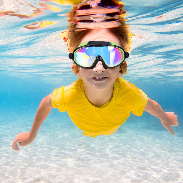 Stornfield | 2-Pack HD Swimming Goggles with Earplugs, Wide-View Waterproof Dive Mask
