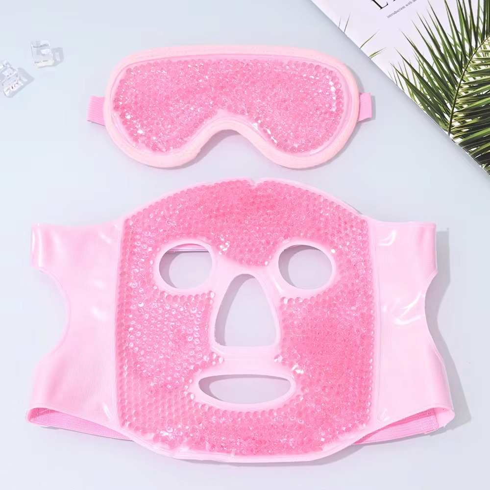 Stornfield | Cold and Hot Therapy Full Face Gel Bead Mask with Eye Compress