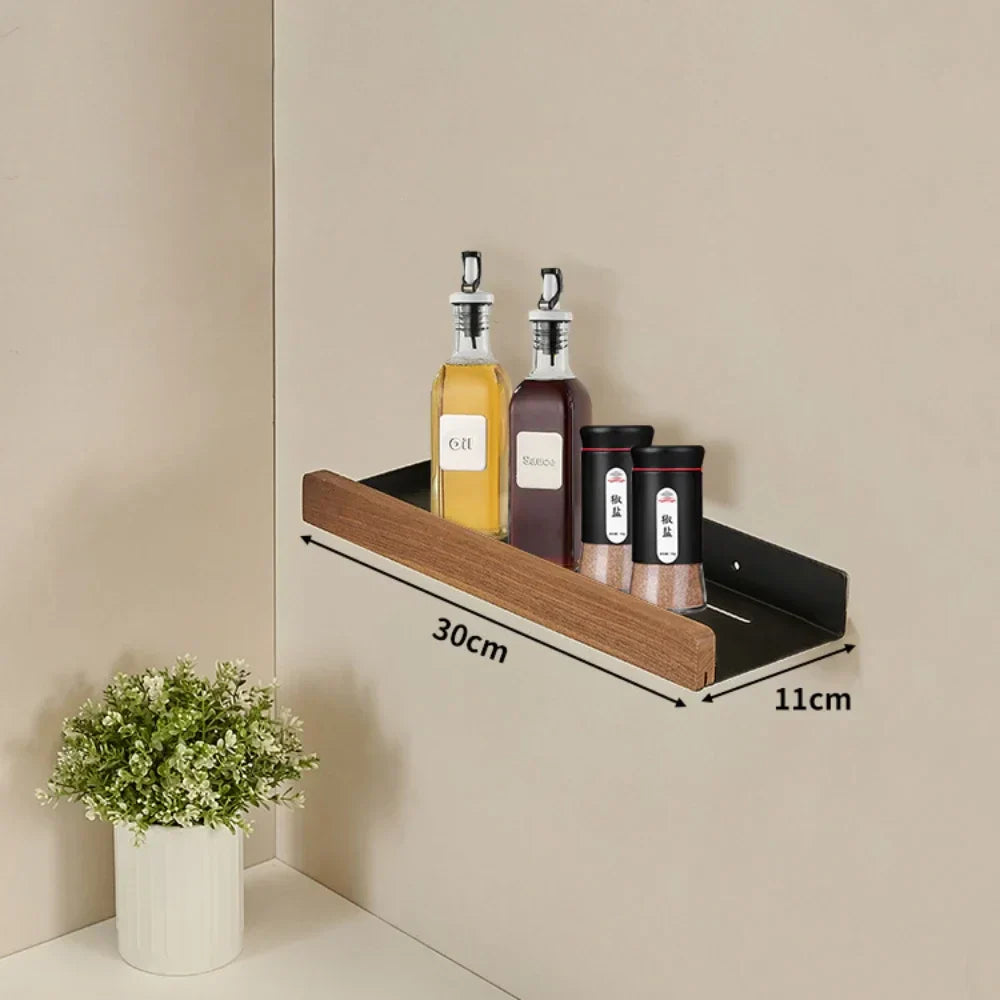 CulinaWood Kitchen Wall Shelf Stornfield