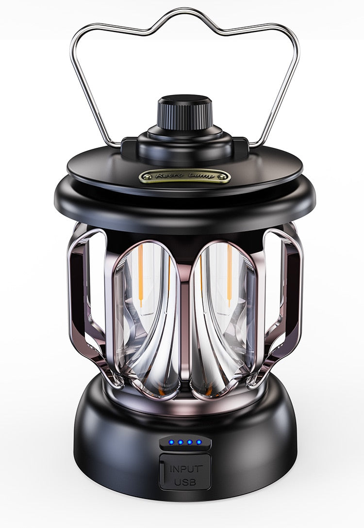 Retro Power Bank Camping LED Lamp | Stornfield