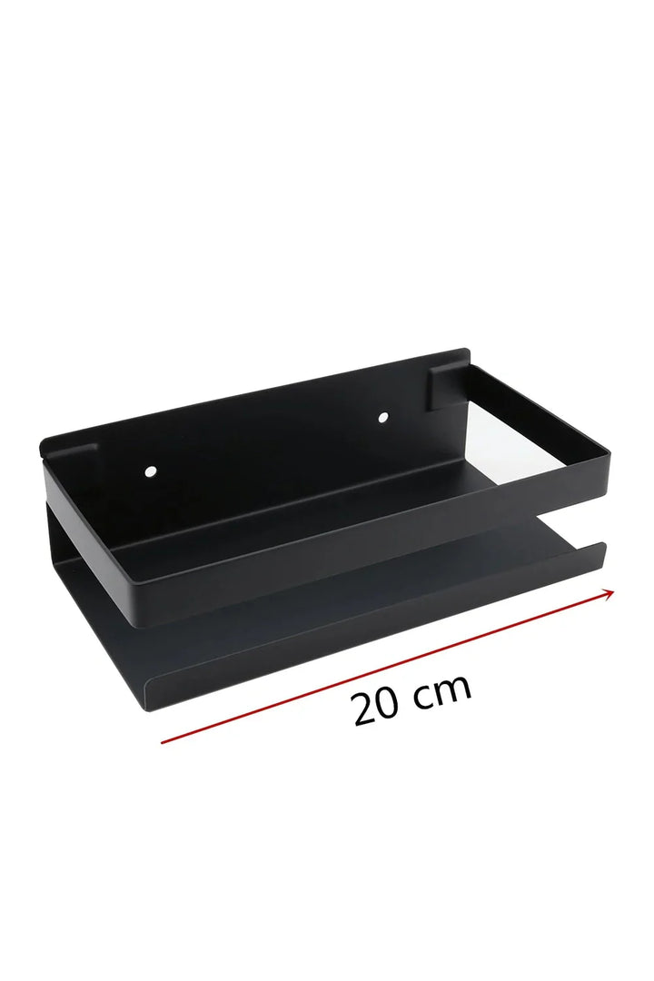 Stornfield | Modern Black Floating Shelves