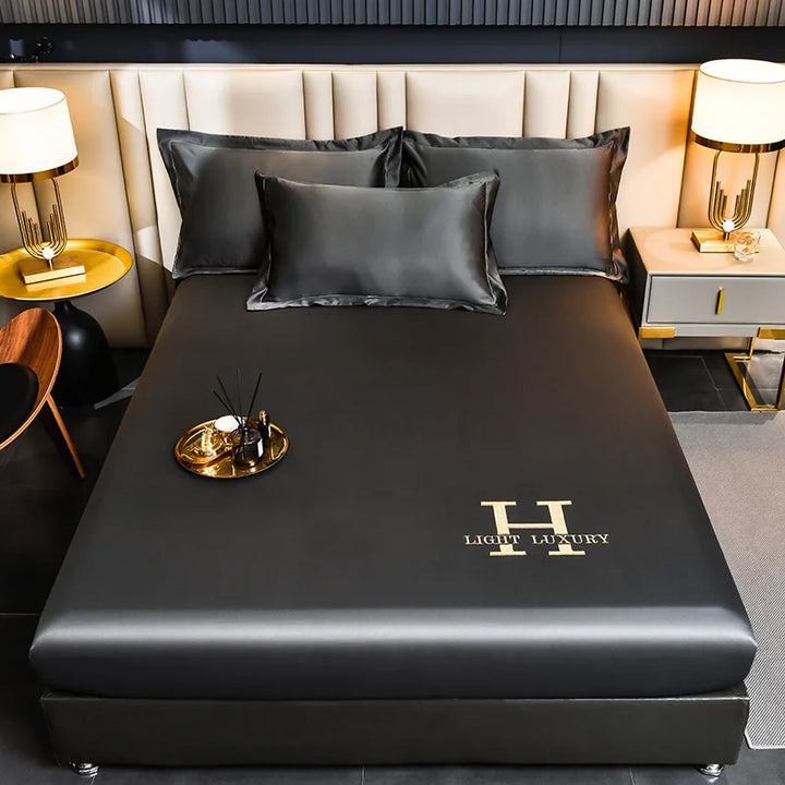 Stornfield | Solid Silk Bed Sheet