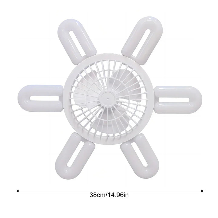 Silent Adjustable Remote Control Ceiling Foldable Fan Lamp | Stornfield
