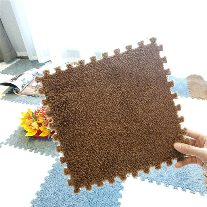 DIY Winter Plush Puzzle Mat | Stonrfield