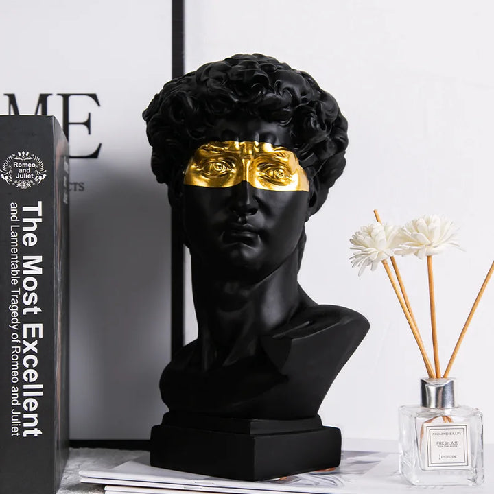 Stornfield | European Home Decor Resin David Head Statue Statues Home Decor Modern Abstract Art Sculpture Bust Art Sketch Practice