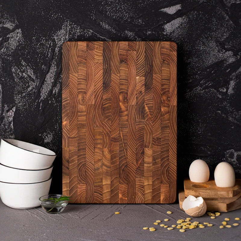 Stornfield | Cutting board made of wood – High-quality cutting board made of end grain wood for professional and amateur cooks