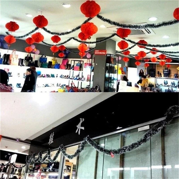 Christmas garland – Snow-flocked decor for indoor and outdoor decoration | Stornfield