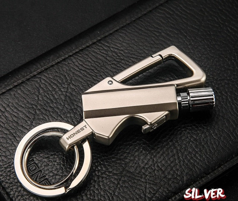 Outdoor Windproof Lighter Match Keychain | Stornfield