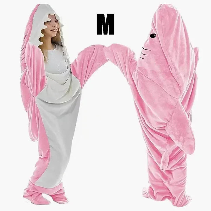 Snuggly Shark Cozy Hooded Onesie Stonrfieldanket | Stonrfield