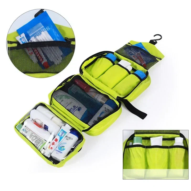 Stornfield | Hanging Toiletry Bag NOMERA TravelHang | With Hooks & Compartments | Waterproof & Foldable | For Women & Men