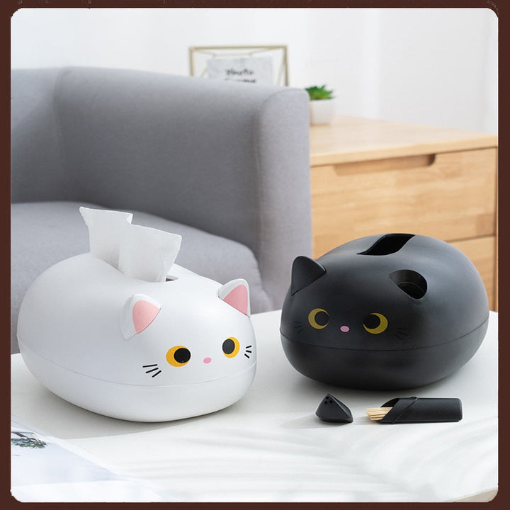 Cat Shaped Desktop Tissue Box | Stornfield