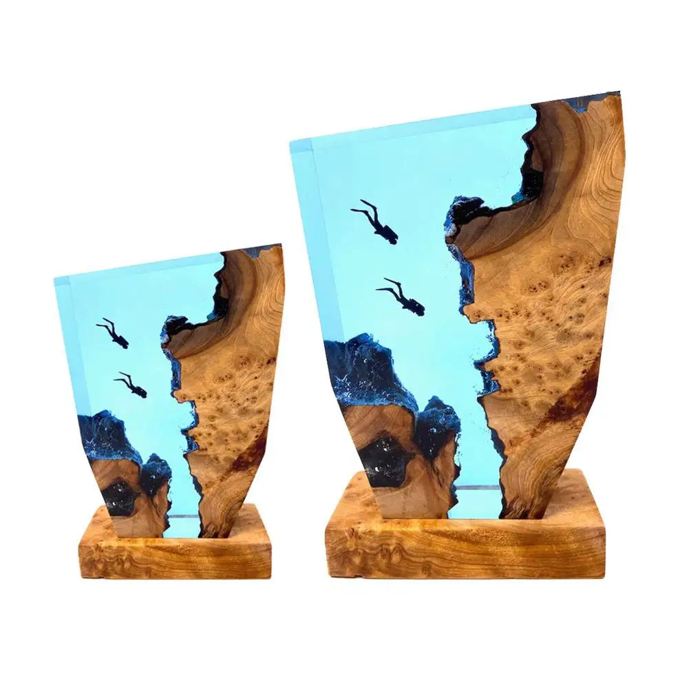 Stornfield | OceanDepths | Karst Ocean Diver Table Lamp