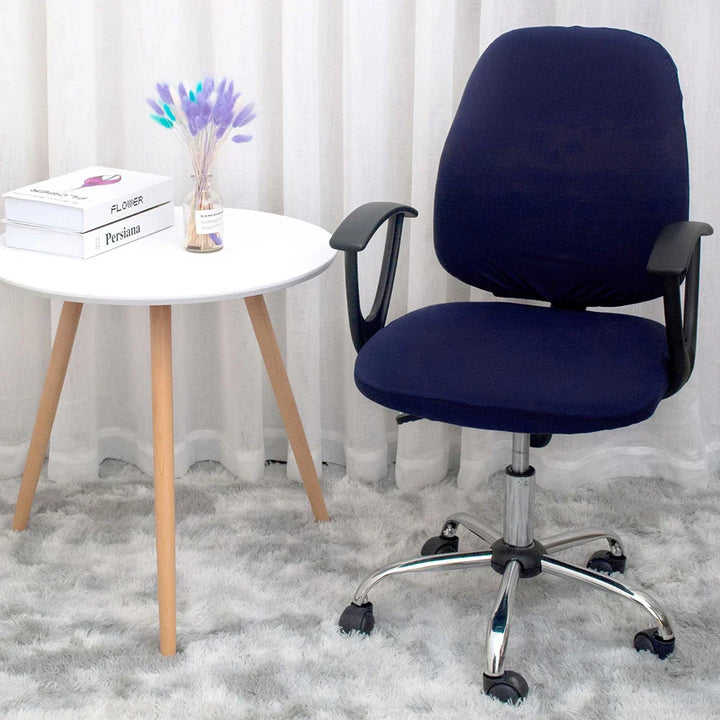 Stornfield | 2-Piece Split Pink Office Chair Covers