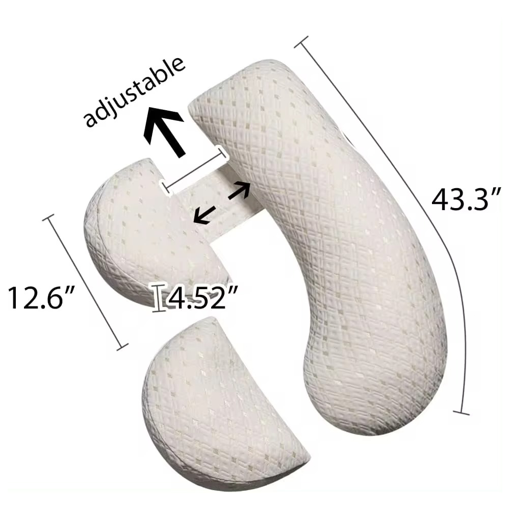 ComfyMama U-shaped pregnancy pillow – Full body support & washaStornfielde cover | Stornfield