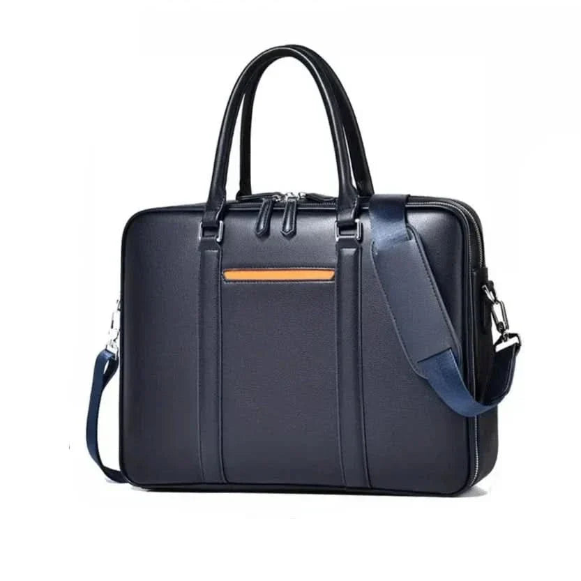 Stornfield | Manhattan Leather Business Laptop Briefcase Crossbody Handbag