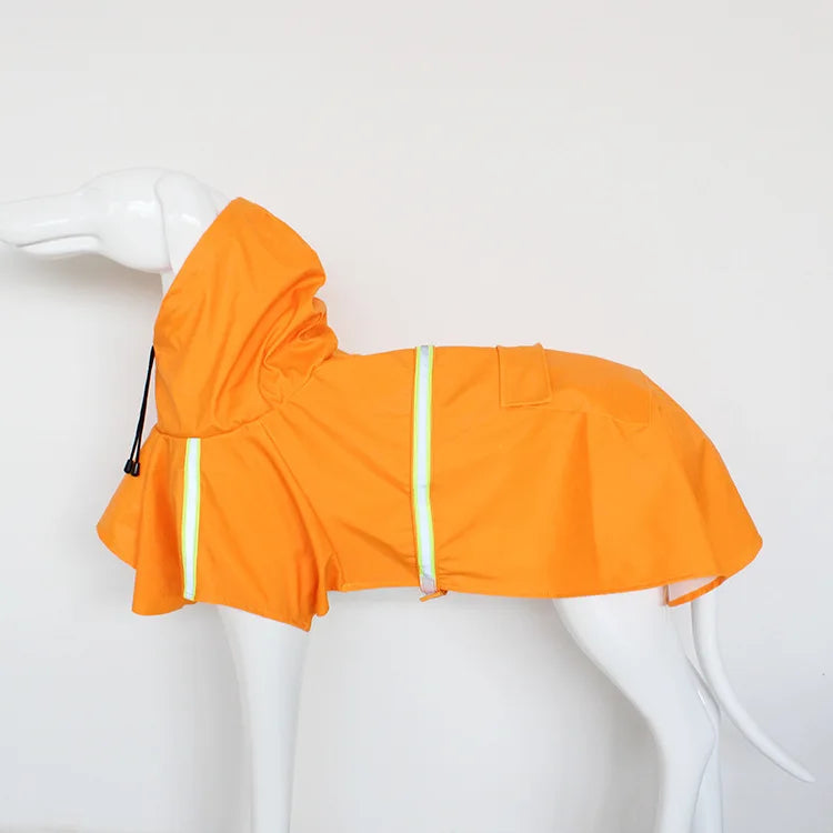 Waterproof Dog Raincoat with Hood & Reflectors Stornfield