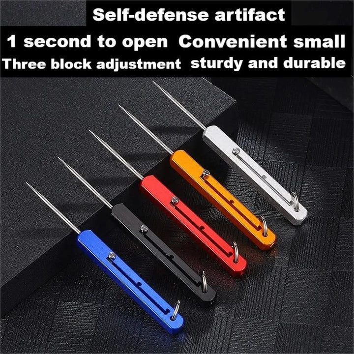 Compact Titanium Outdoor Defense Tool Keychain | Stornfield