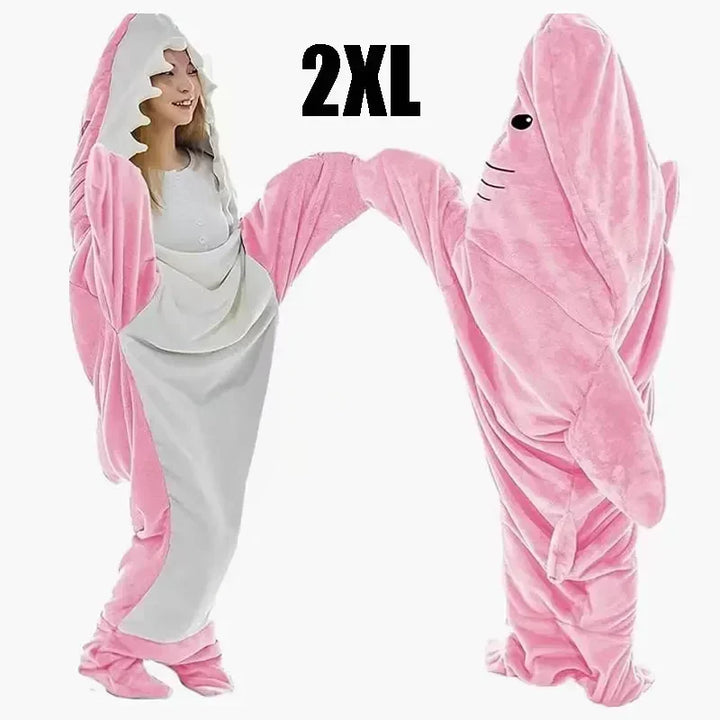 Snuggly Shark Cozy Hooded Onesie Stonrfieldanket | Stonrfield