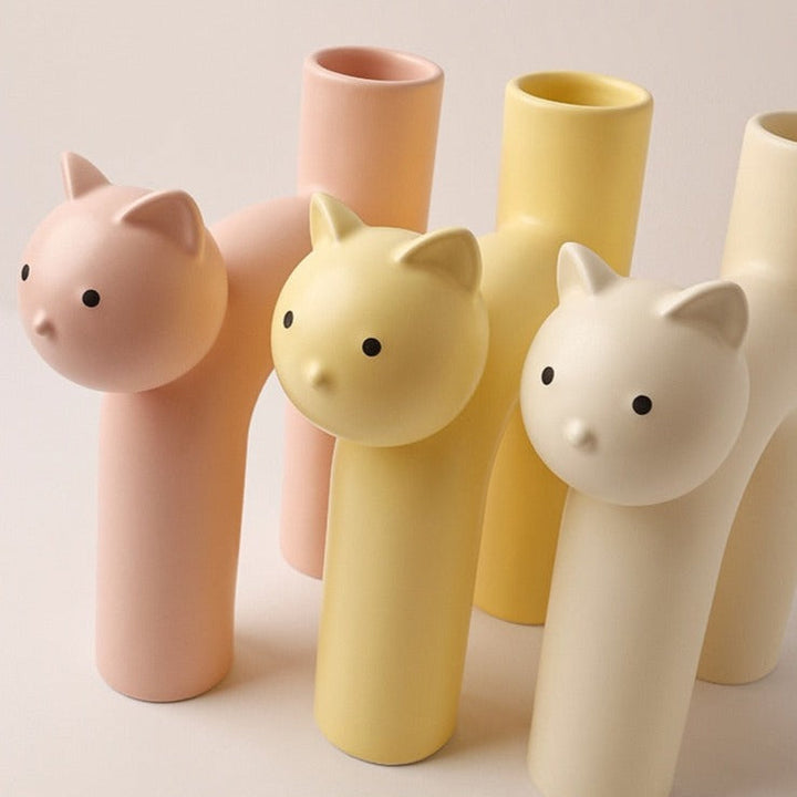 Ceramic Cat Vase | Stornfield