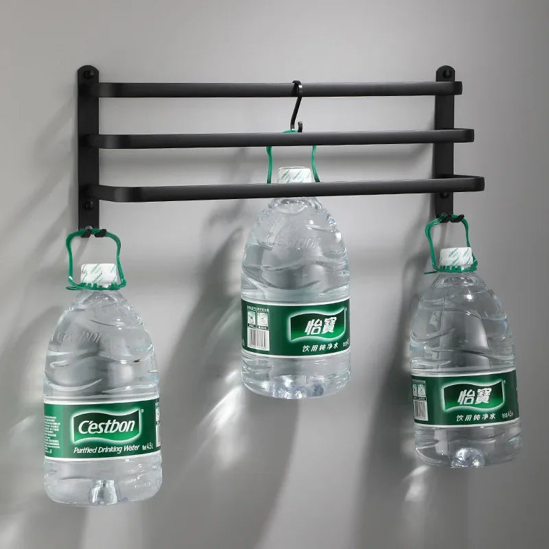 Fester Towel Holder - Black Aluminum | Screw Mount Stornfield