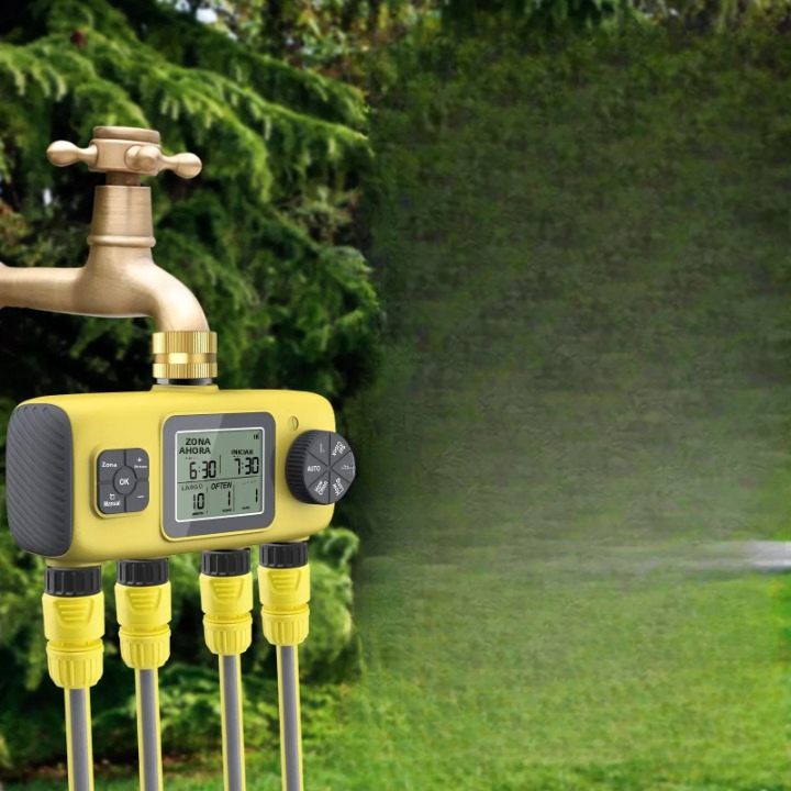HydroVista - 4-zone digital water system with LCD screen and IPX7 waterproof smart valve system Stornfield