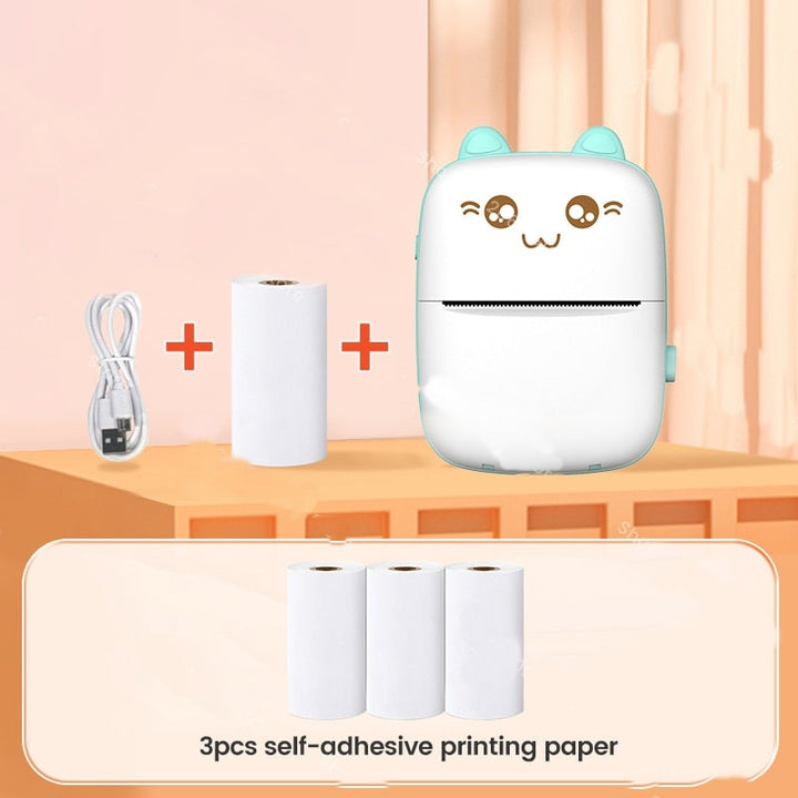 Mini Cat Thermal Stornfielduetooth Label Printer | Stornfield