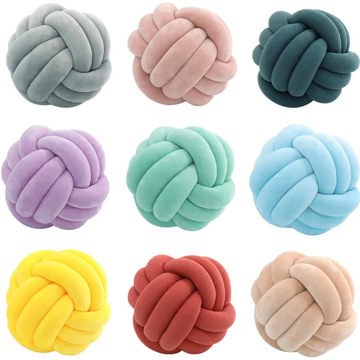 Knotted Velvet Cushion | Stornfield