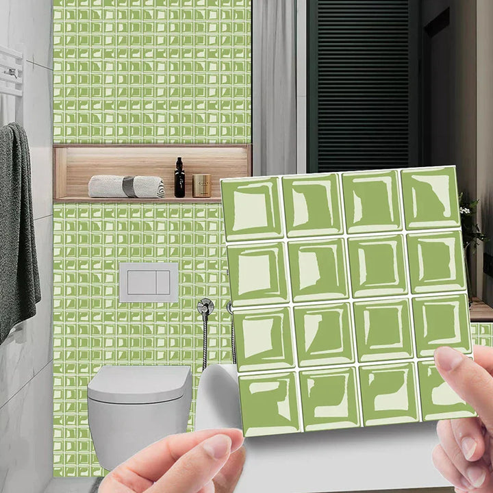 DecoMosaic 3D Mosaic Wall Tile Stickers Stornfield