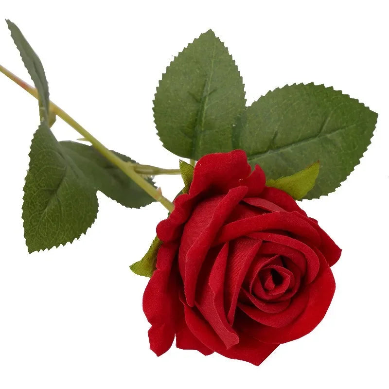 Stornfield | 20 Pieces Realistic Velvet Silk Rose Bouquet