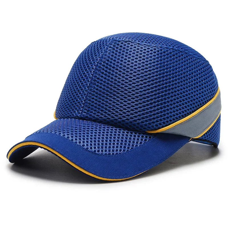 Stornfield | Red Safety Bump Cap - Helmet with hard ABS inner core for head protection at home, work, and factory
