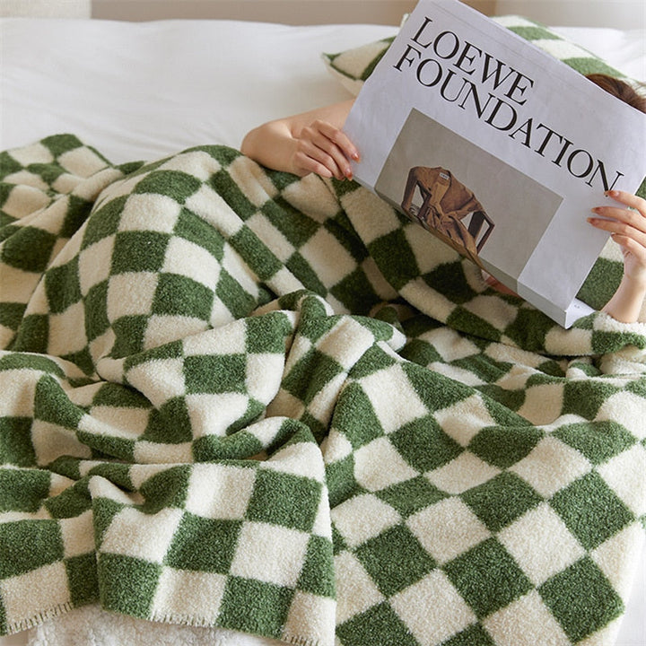 Plain Check Throw | Stornfield