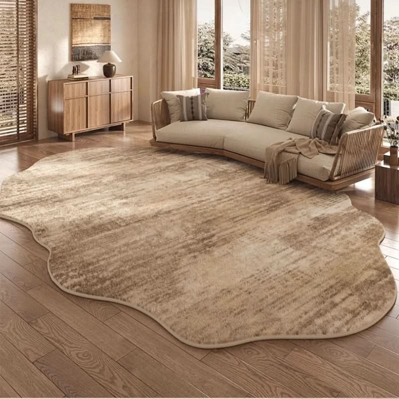 Stornfield | Irregular Plush Washable Rug for Bedroom and Living Room