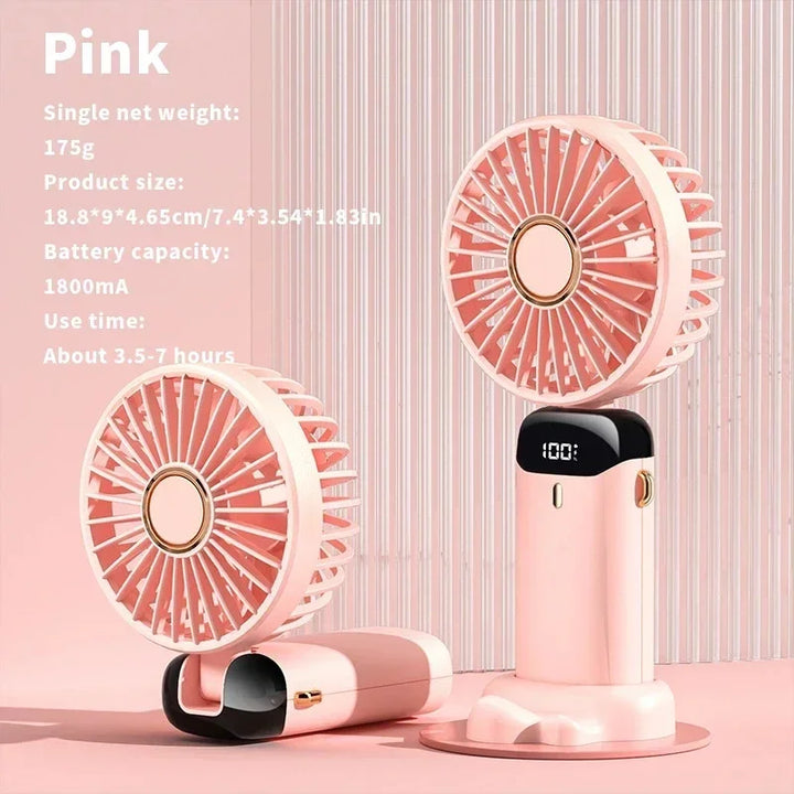 Portable Electric Fan and Mini Air Conditioner – Rechargeable Neck Fans for Home, USB and Handheld | Stornfield